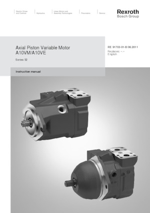 Manuale d'uso A10VM e A10VE
